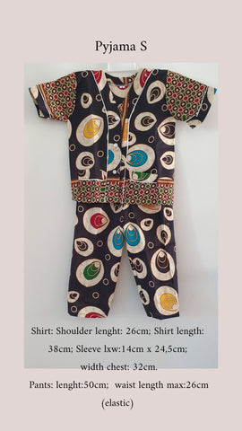 Children Pyjama Colorful S