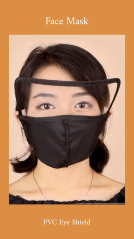 Face Mask with Eye Shield