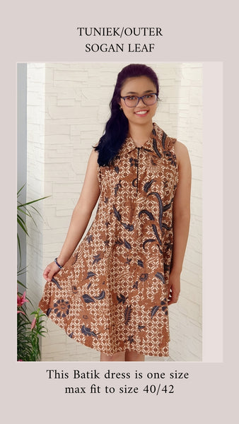 Batik Dress Sleeveless / Short Sleeve